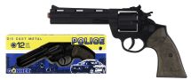 Gonher Револьвер Police 12 пистонов - Черный, арт. 123/6-миниатюра-0