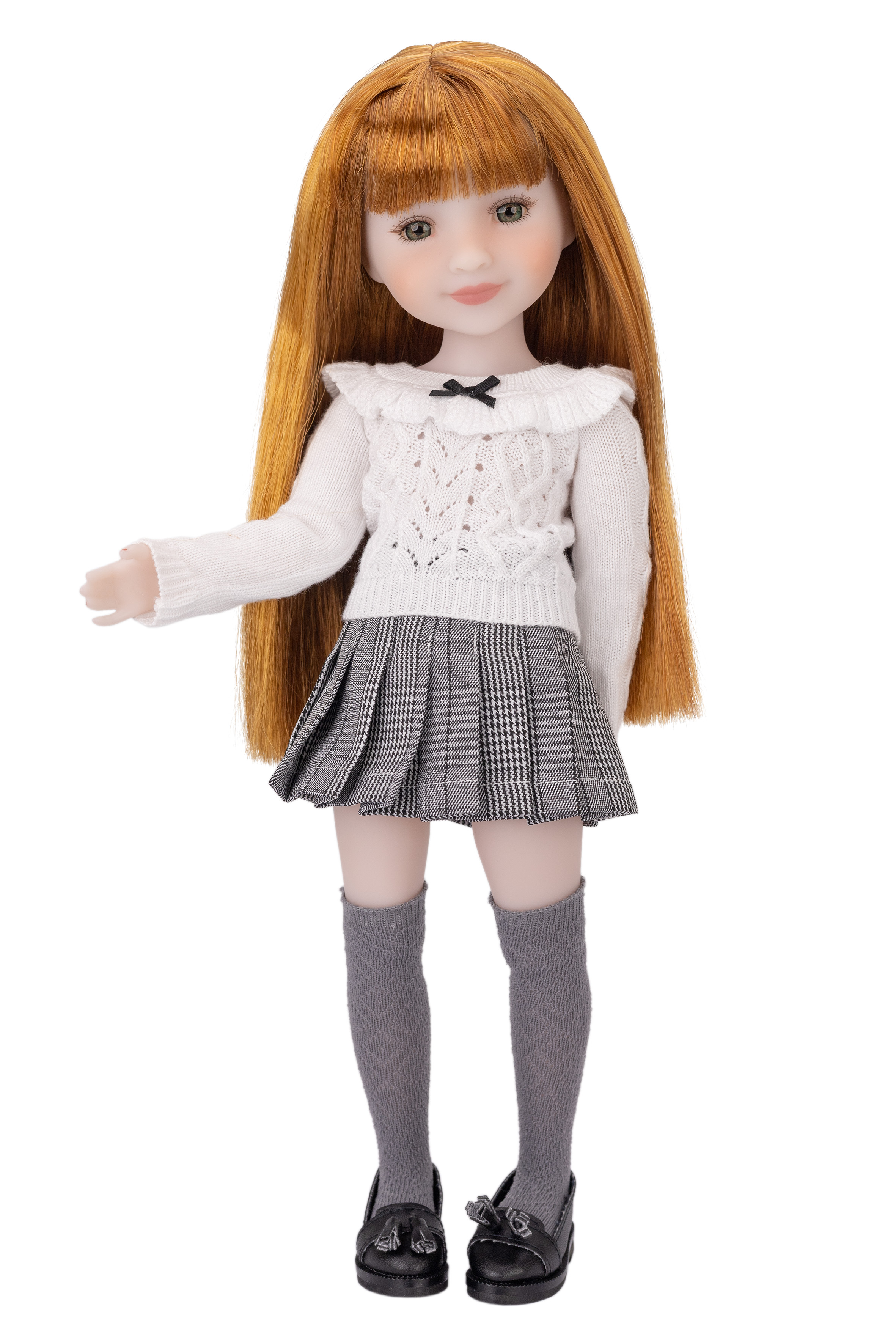 Ruby Red Кукла Кукла Стелла в клетчатой юбке, 37 см, арт. FMB-2404-1