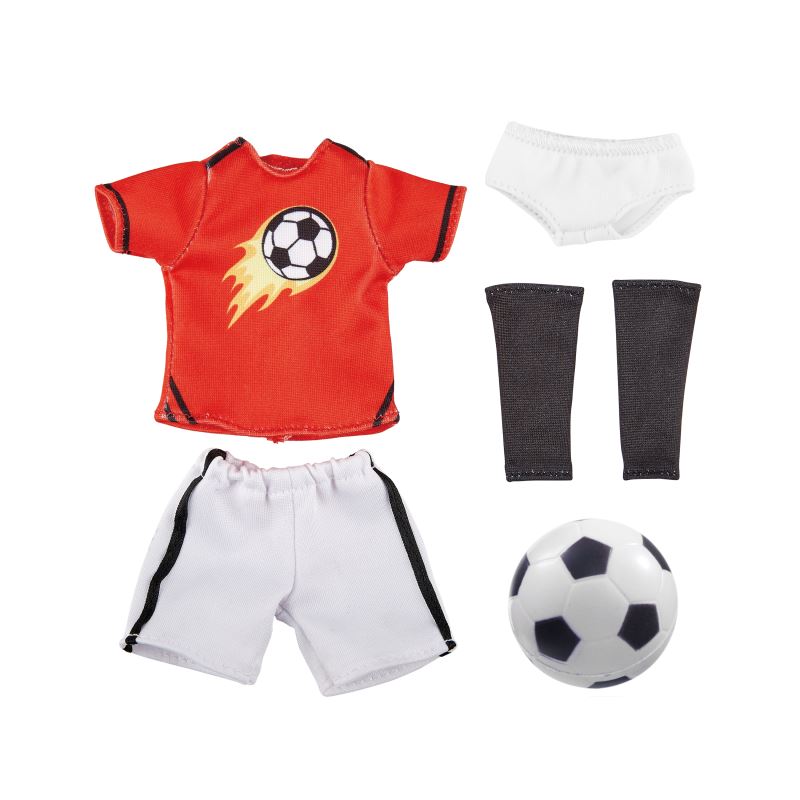 Одежда футболиста с аксессуарами для куклы Михаэль Kruselings, 23 см, арт. 0126865-1