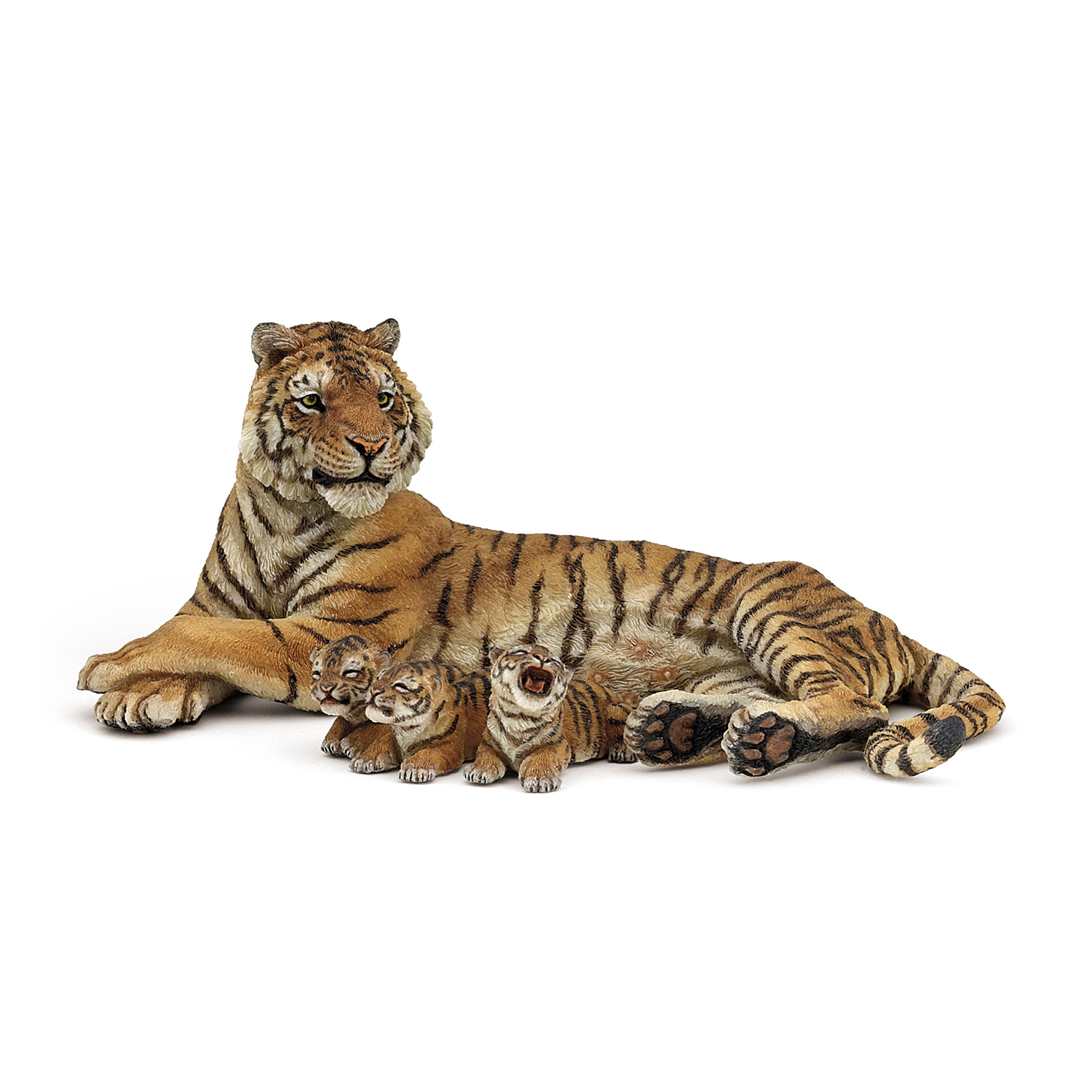 Papo Тигрица лежащая с тигрятами, арт. 50156