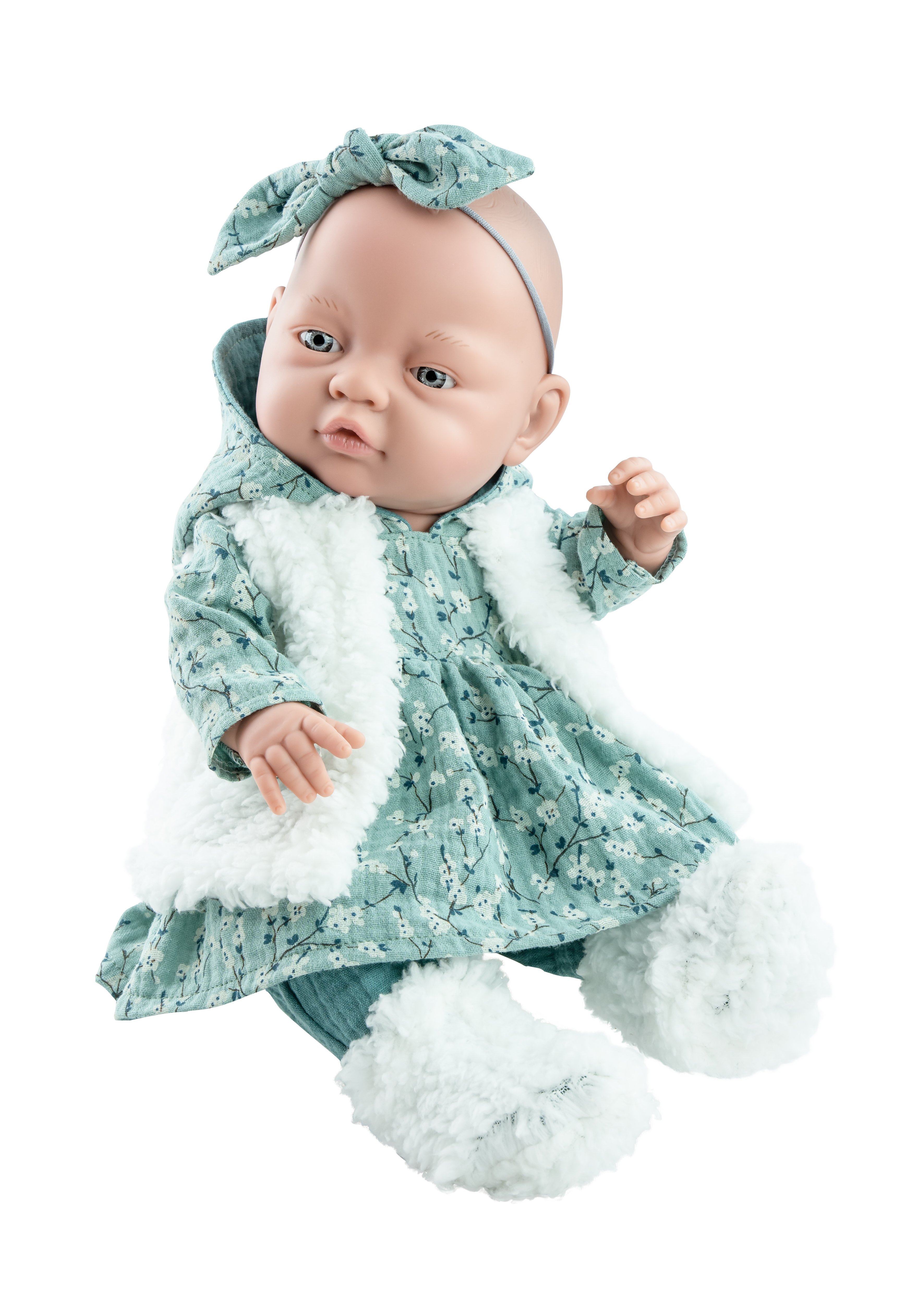 Paola Reina Кукла Бэби в зеленом, 42 см, арт. 05193