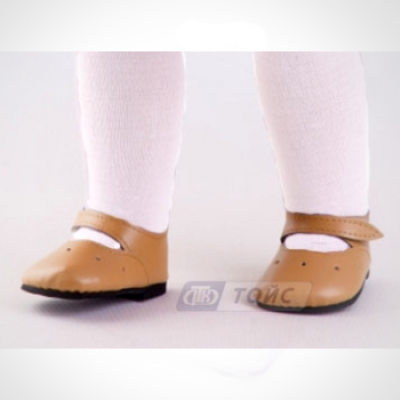 Paola Reina Туфли св. коричневые, для кукол 60 см, арт. 66006