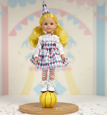 Paola Reina Кукла Клео Коломбина с желтыми волосами, 32 см , арт. 04716