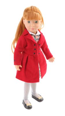 Кукла Хлоя Kruselings в красном пальто, 23 см, арт. 0126876-1