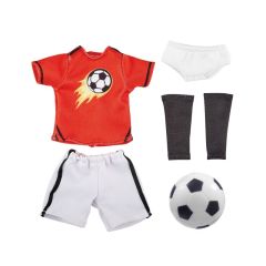 Одежда футболиста с аксессуарами для куклы Михаэль Kruselings, 23 см, арт. 0126865