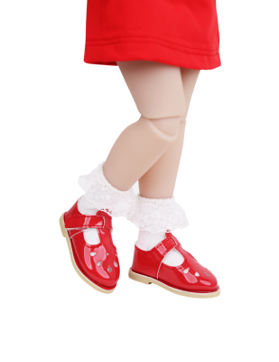 Ruby Red Набор обуви для кукол 37 см (розовые ботинки, красные туфли, 2 пары носков), арт. FMB-2209-фото-1
