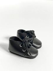 Paola Reina Полуботинки черные со шнурками, для кукол 32 см, арт. 63222