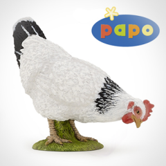 Papo Клюющая белая курица, арт. 51160