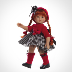 Berjuan Кукла София рыжая с косичками, арт.1042