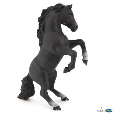Papo Черная лошадь на дыбах, арт. 51522