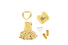 0126883 Одежда и обувь для куклы Джой Kruselings в летнем желтом наряде, 23 см-миниатюра-0