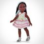 Paola Reina Сандали белые, для кукол 32 см, арт. 63205-миниатюра-1
