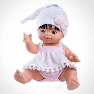 Paola Reina Кукла-пупс Флора, 21 см, азиатка, арт. 00648